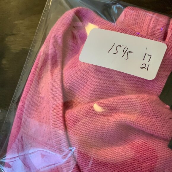Womens Finity Silk Cashmere Cardigan Light Weight S measures XS Pink - Picture 9 of 9